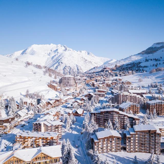 Studio Pied Des Pistes 4 Personnes لو دوز آلب المظهر الخارجي الصورة